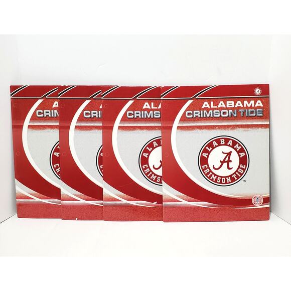 Lot of 4 University of Alabama Two Pocket Folders Crimson Tide Turner 2011 - Picture 1 of 12